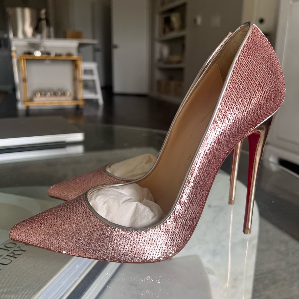 Christian Louboutin So Kate Pink Heels